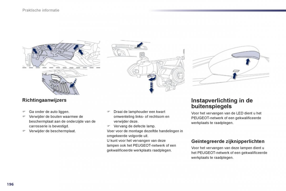 Peugeot 508 handleiding / page 198