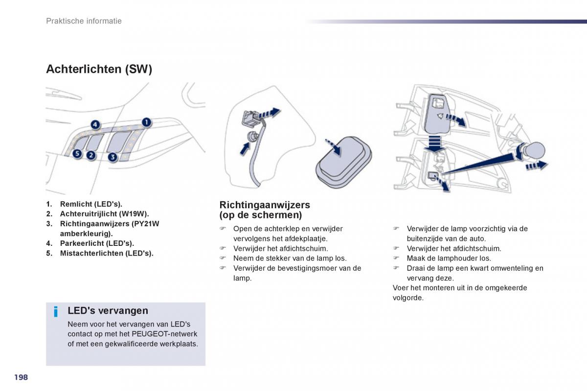 Peugeot 508 handleiding / page 200