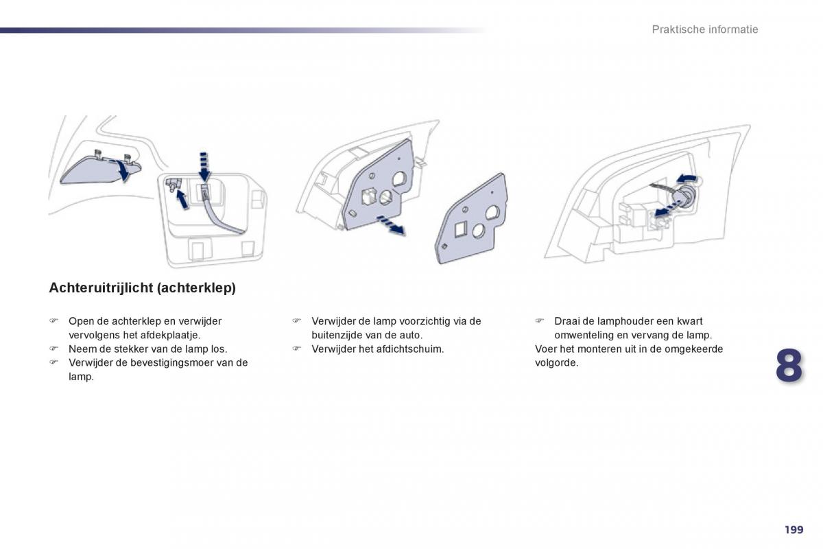 Peugeot 508 handleiding / page 201