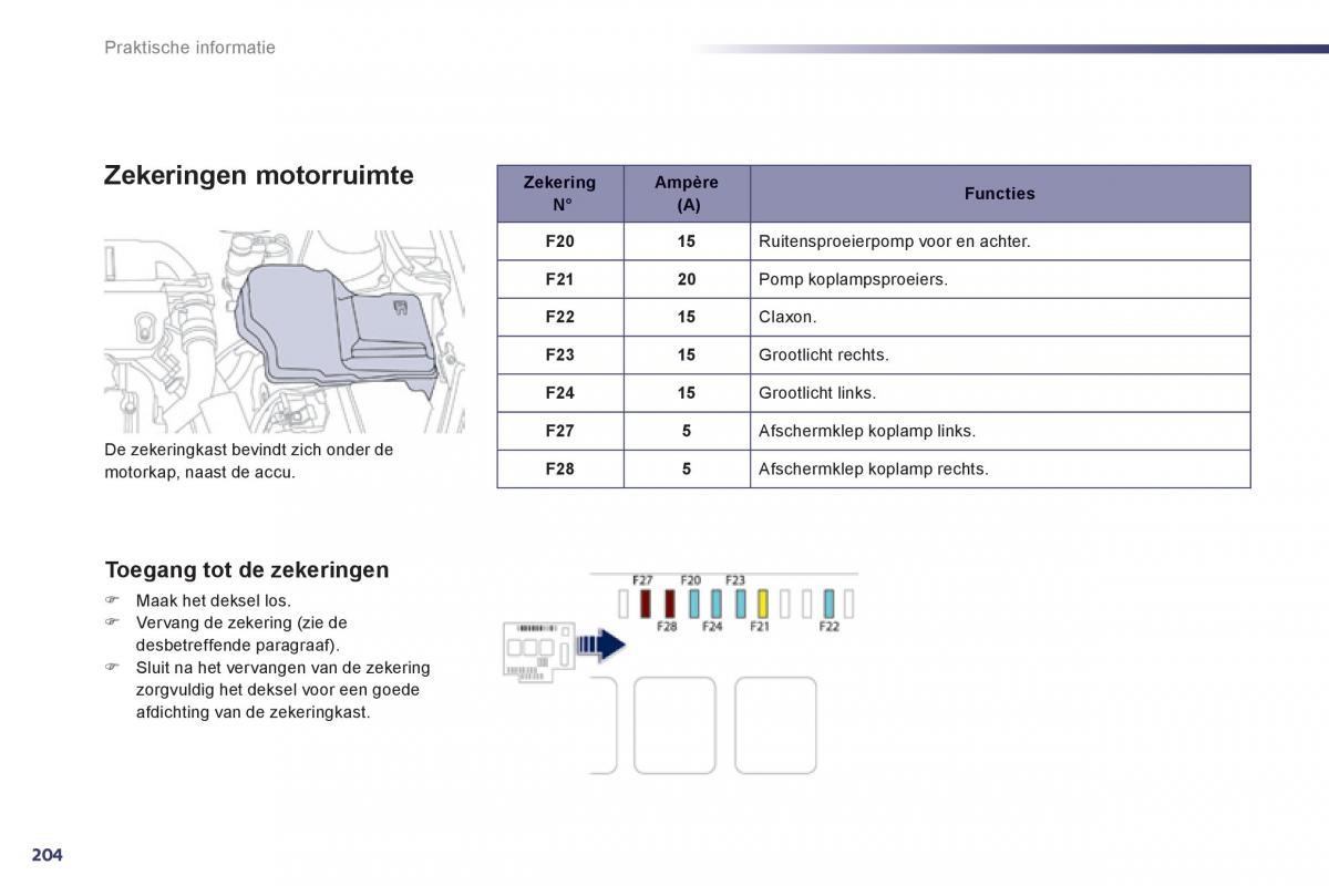 Peugeot 508 handleiding / page 206