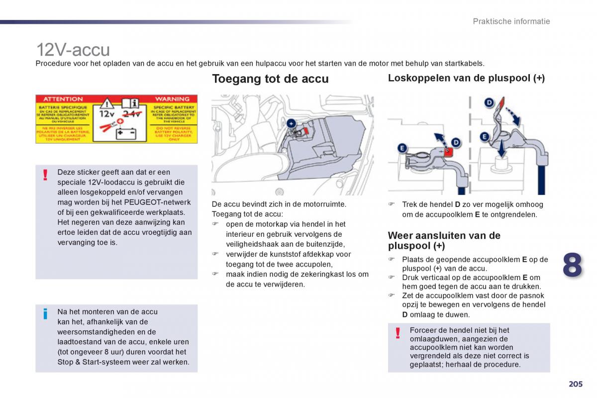 Peugeot 508 handleiding / page 207