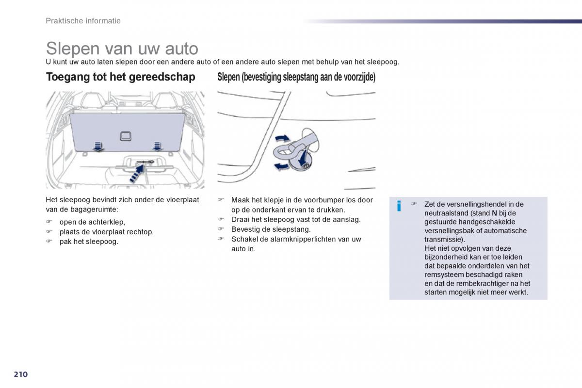 Peugeot 508 handleiding / page 212