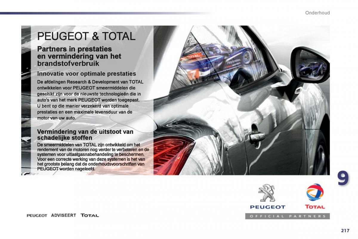 Peugeot 508 handleiding / page 219