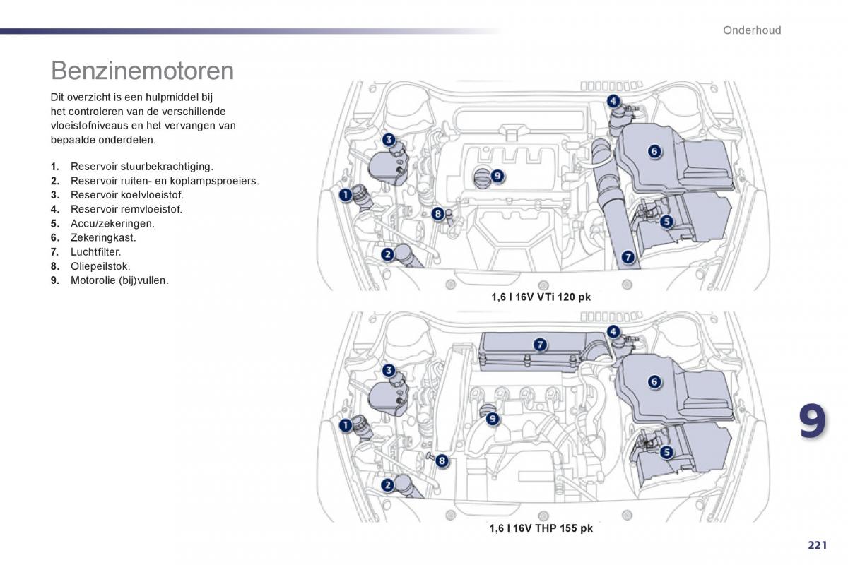 Peugeot 508 handleiding / page 223