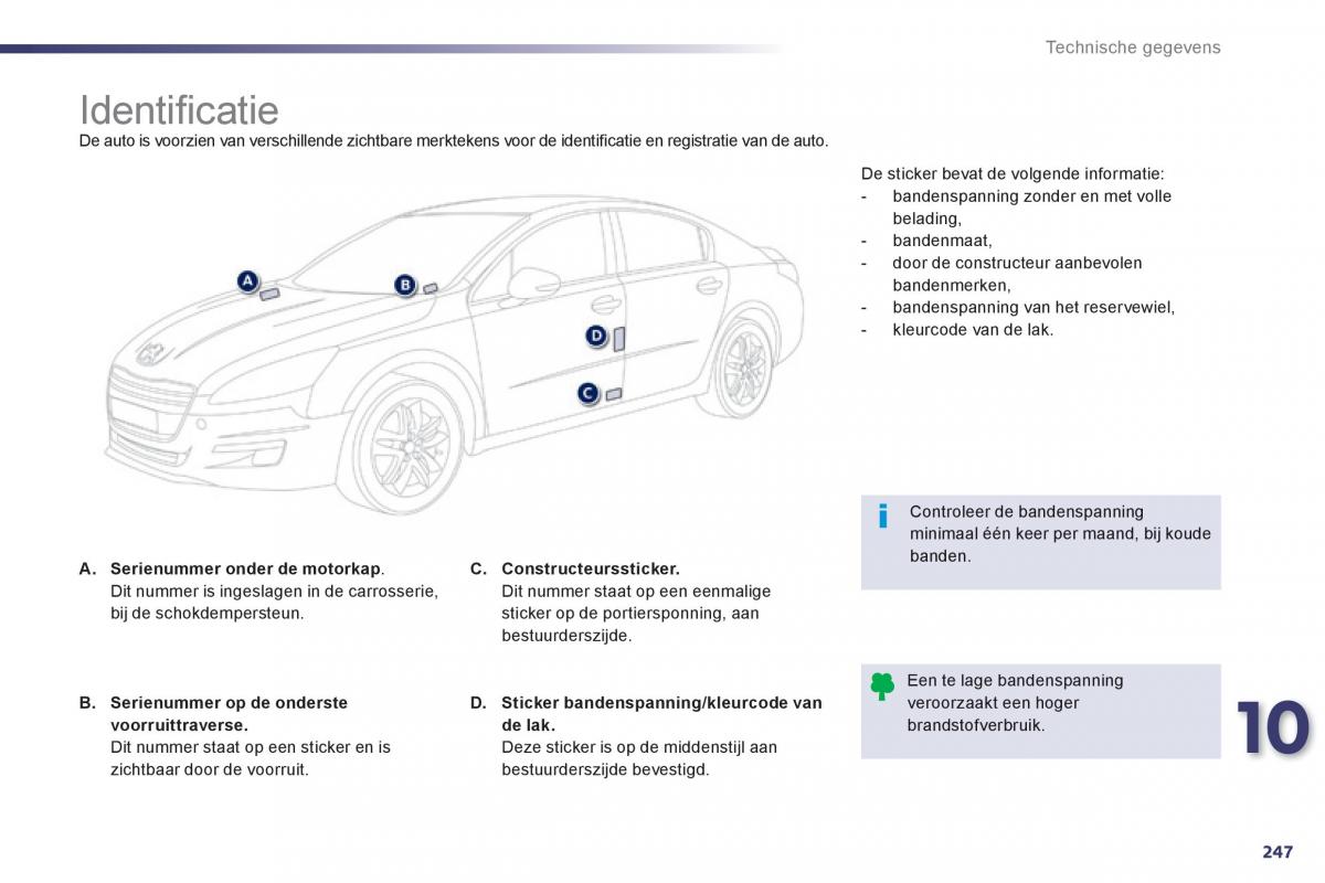 Peugeot 508 handleiding / page 249