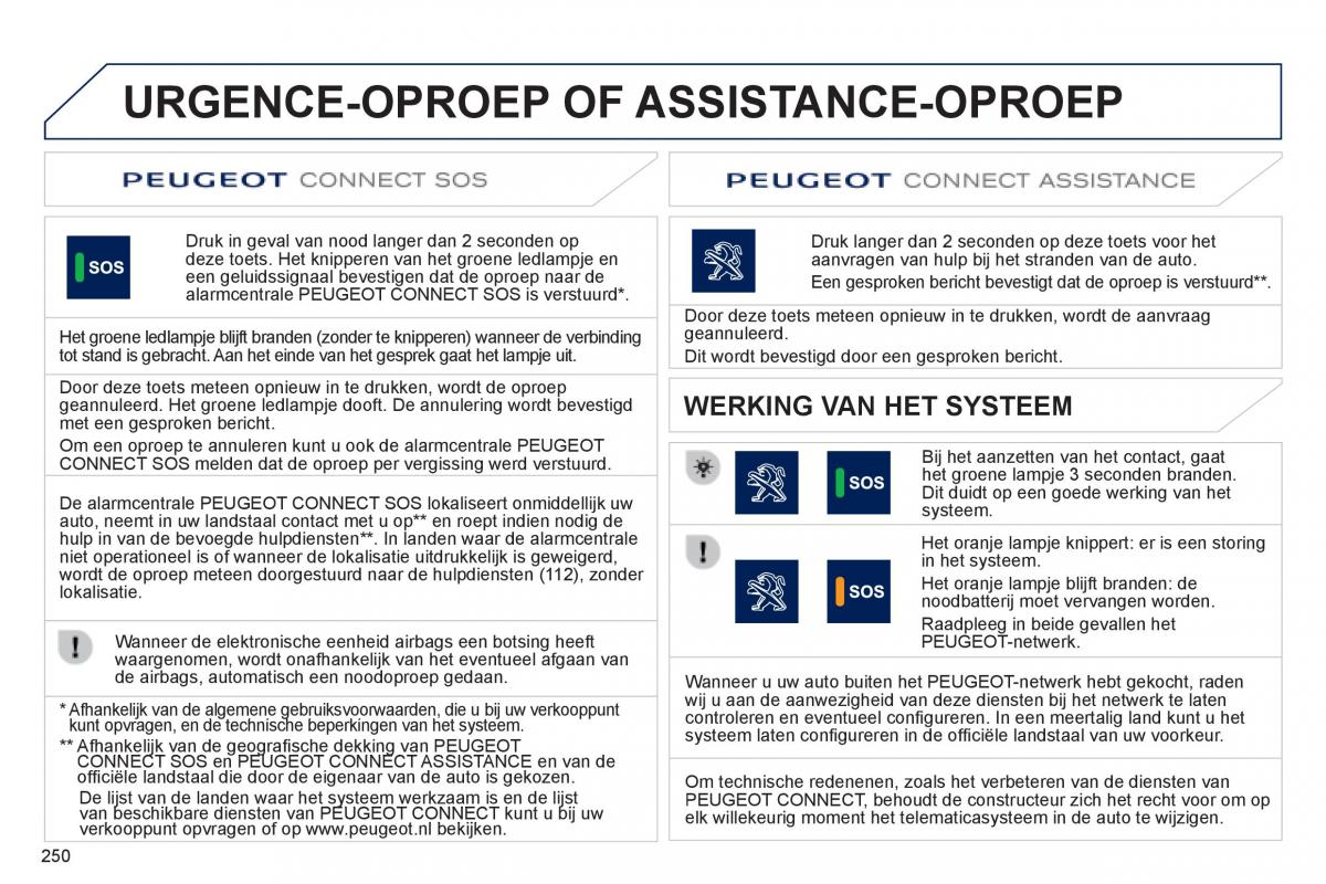 Peugeot 508 handleiding / page 252