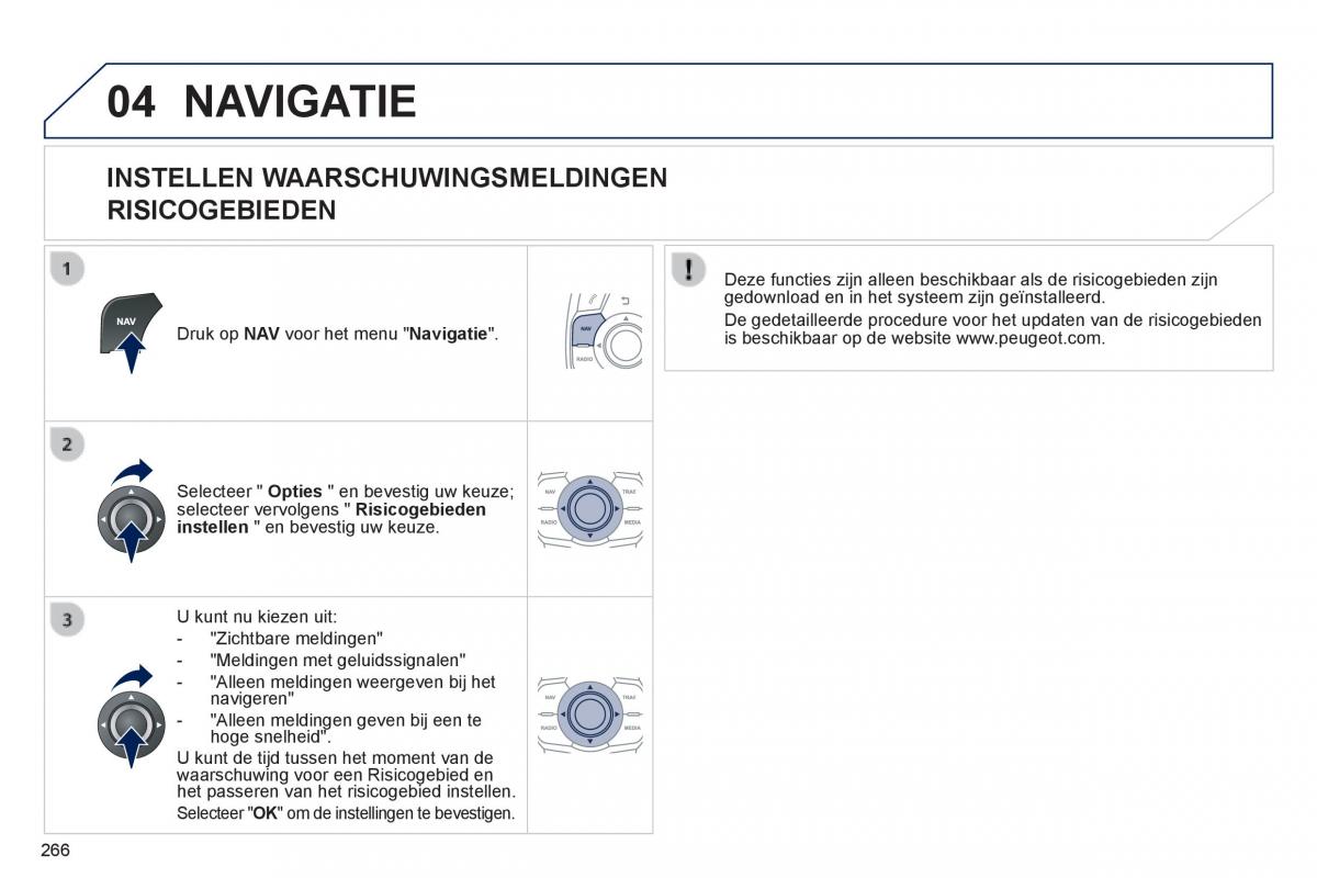 Peugeot 508 handleiding / page 268