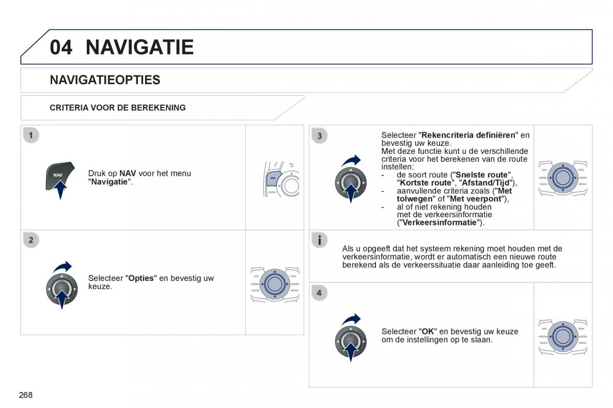 Peugeot 508 handleiding / page 270