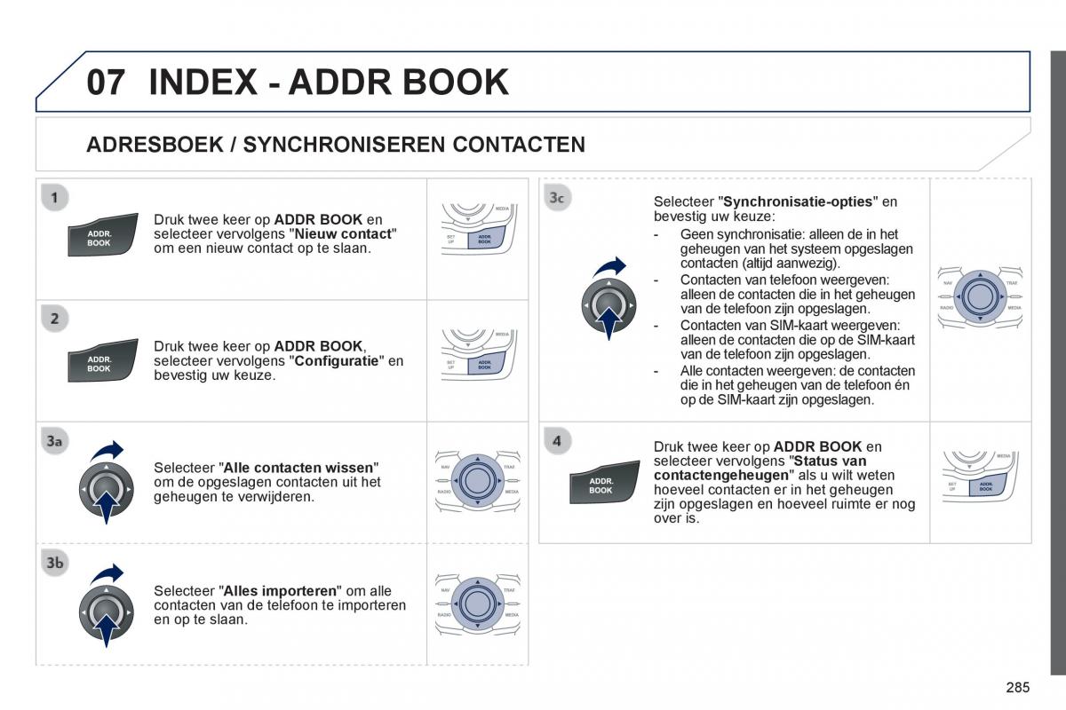 Peugeot 508 handleiding / page 287