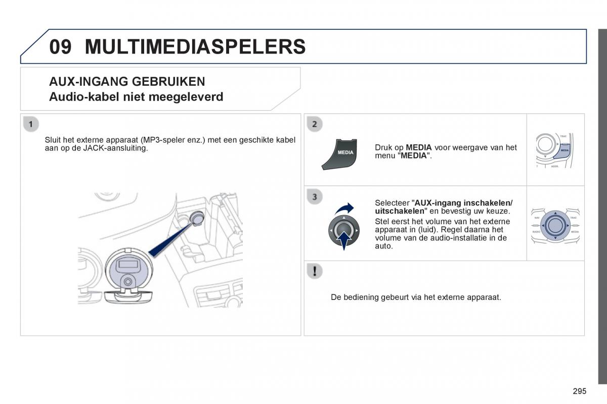 Peugeot 508 handleiding / page 297