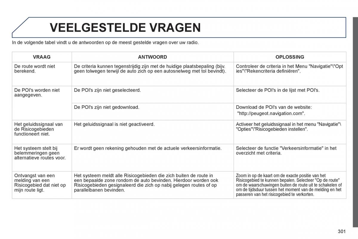 Peugeot 508 handleiding / page 303