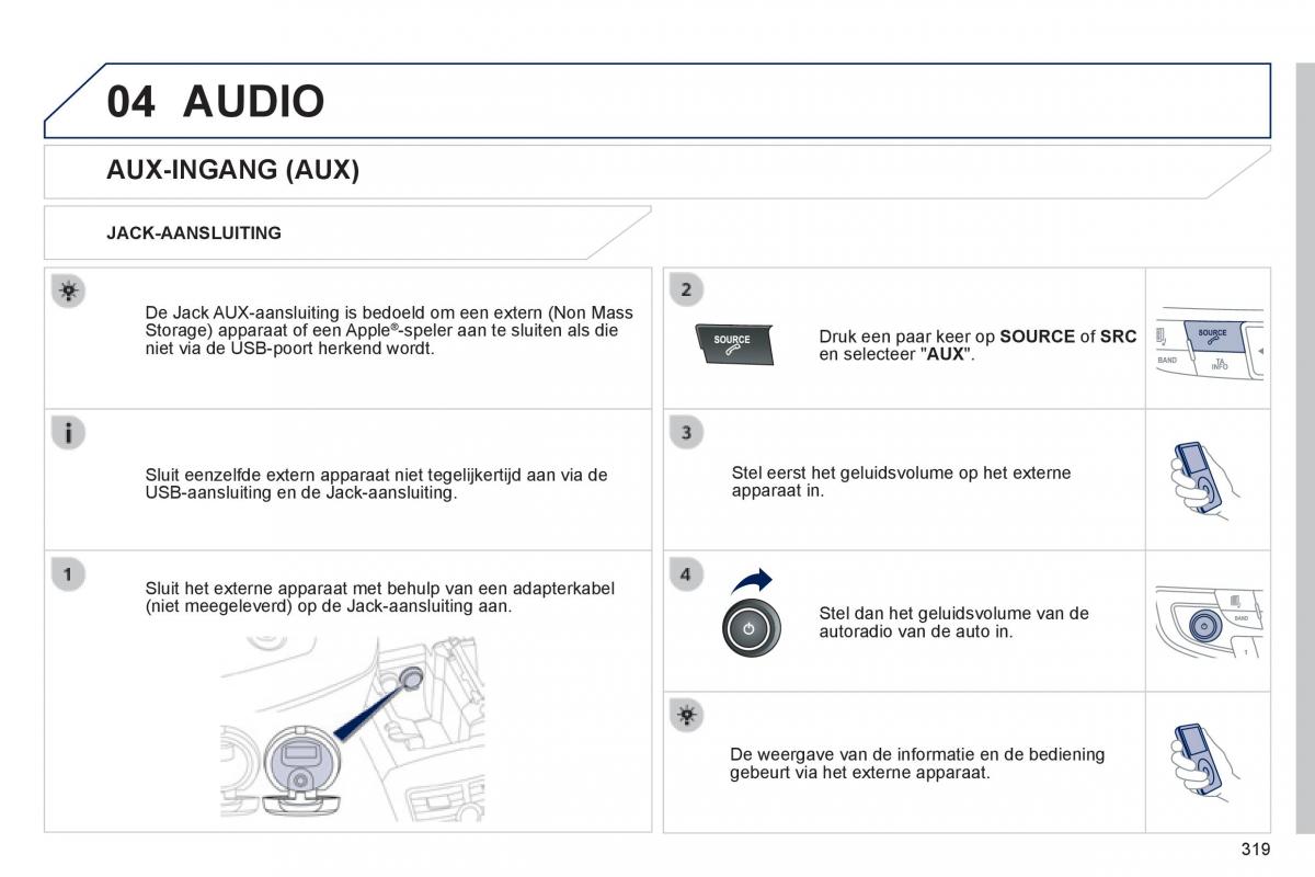 Peugeot 508 handleiding / page 321