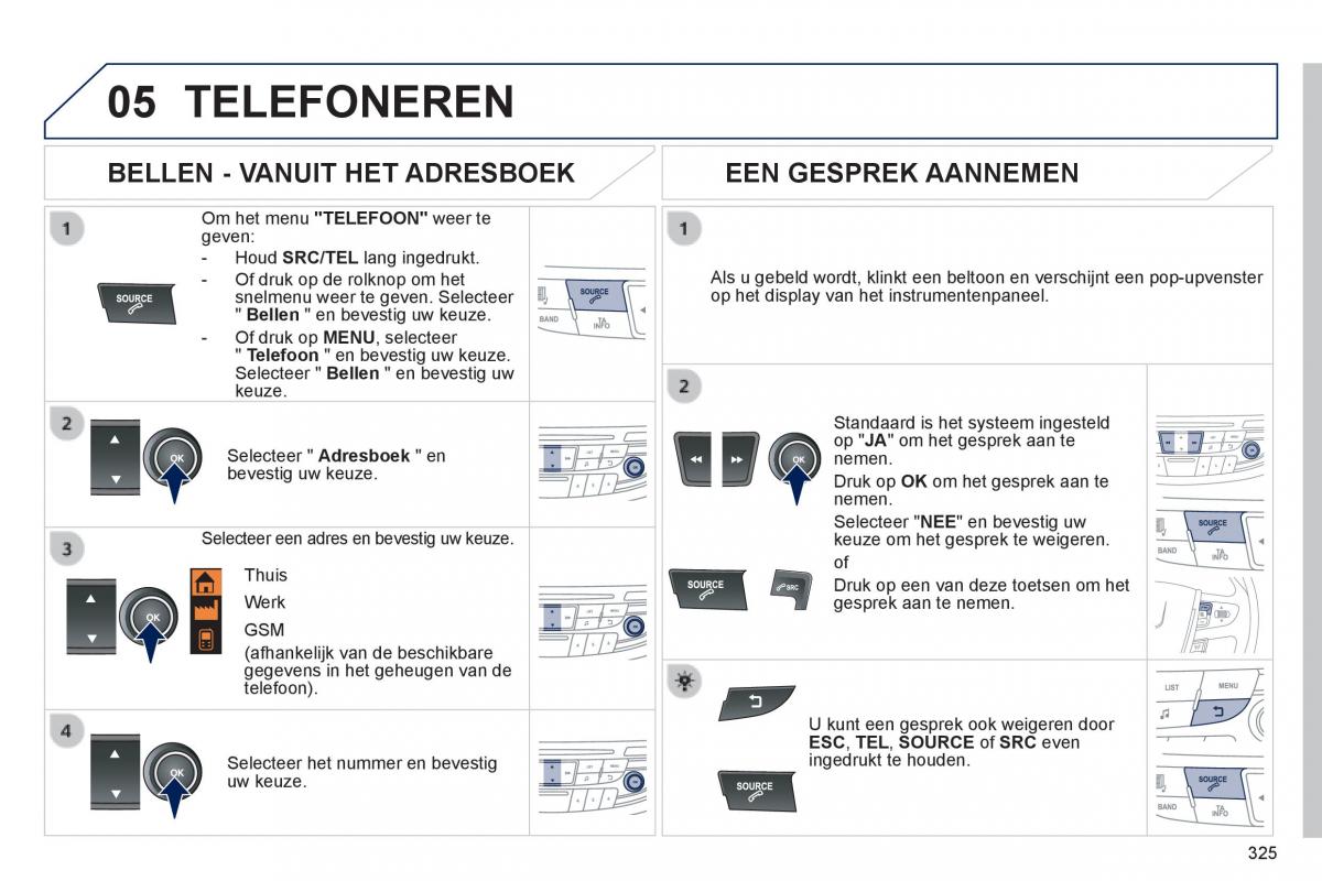 Peugeot 508 handleiding / page 327