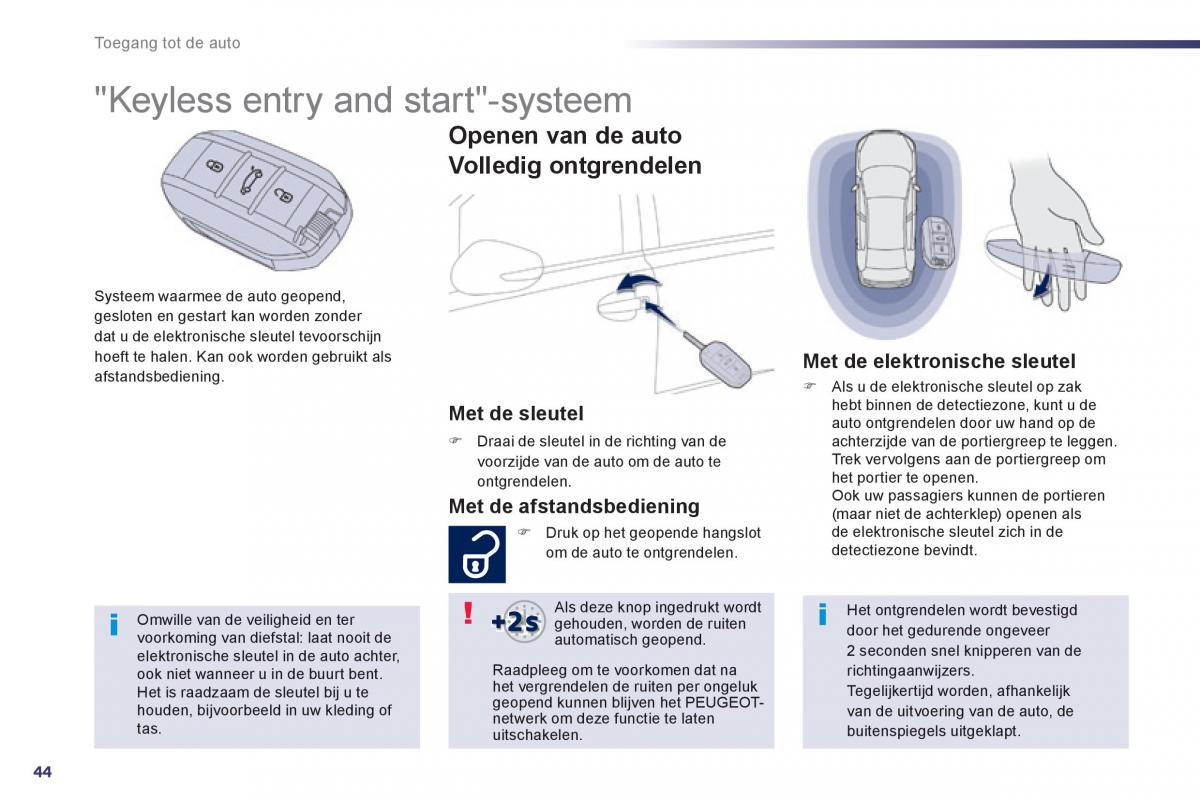 Peugeot 508 handleiding / page 46