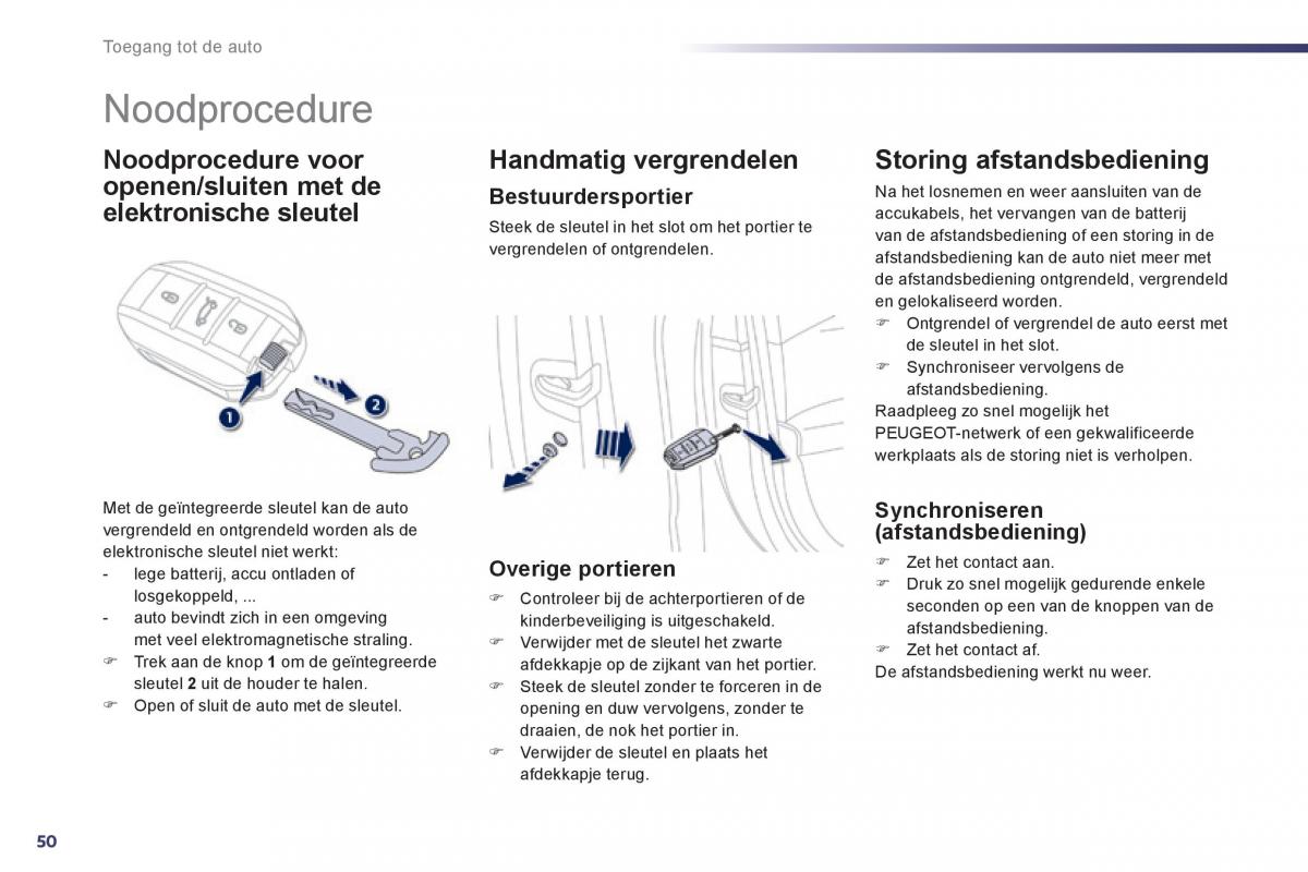 Peugeot 508 handleiding / page 52