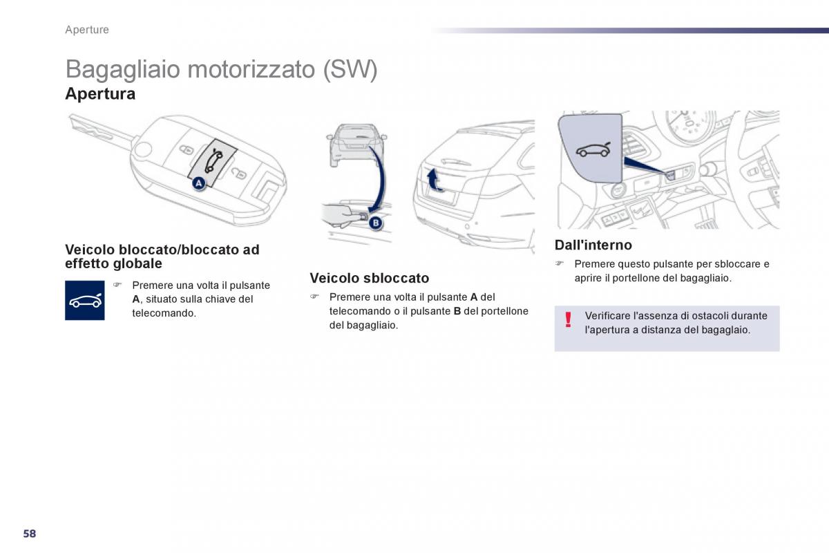 Peugeot 508 manuale del proprietario / page 60