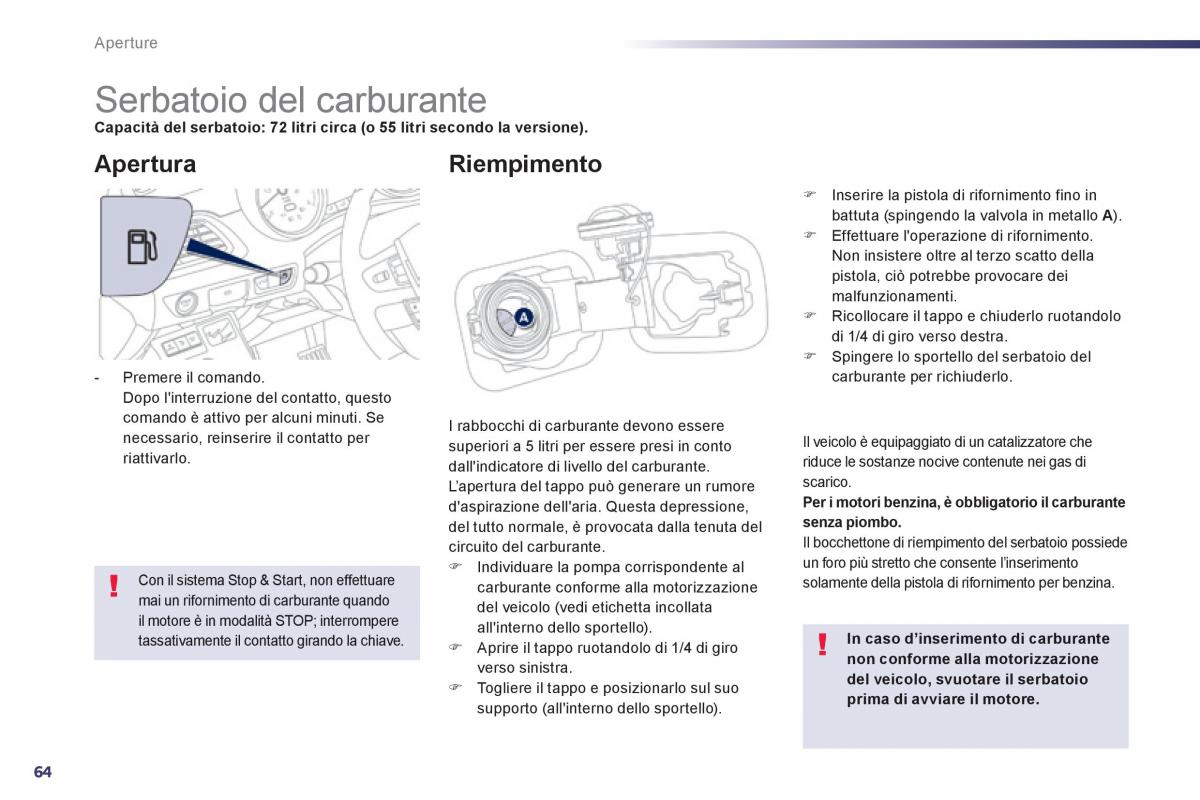 Peugeot 508 manuale del proprietario / page 66