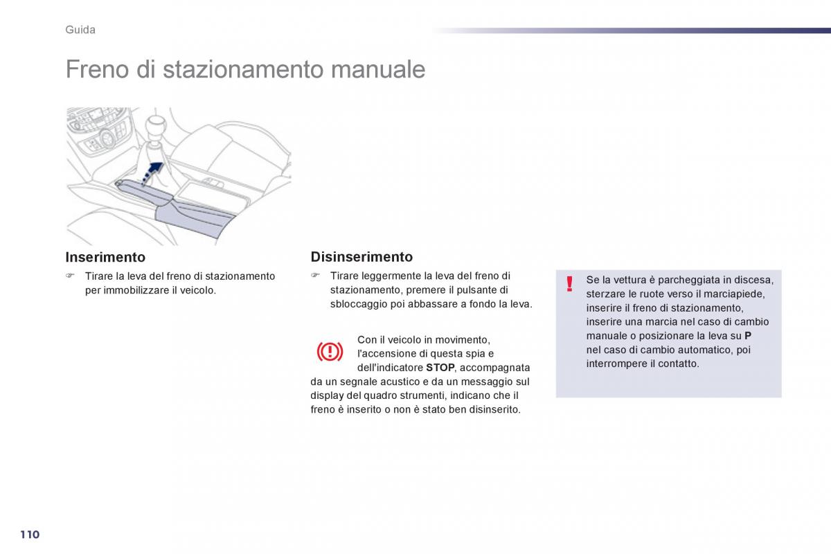 Peugeot 508 manuale del proprietario / page 112