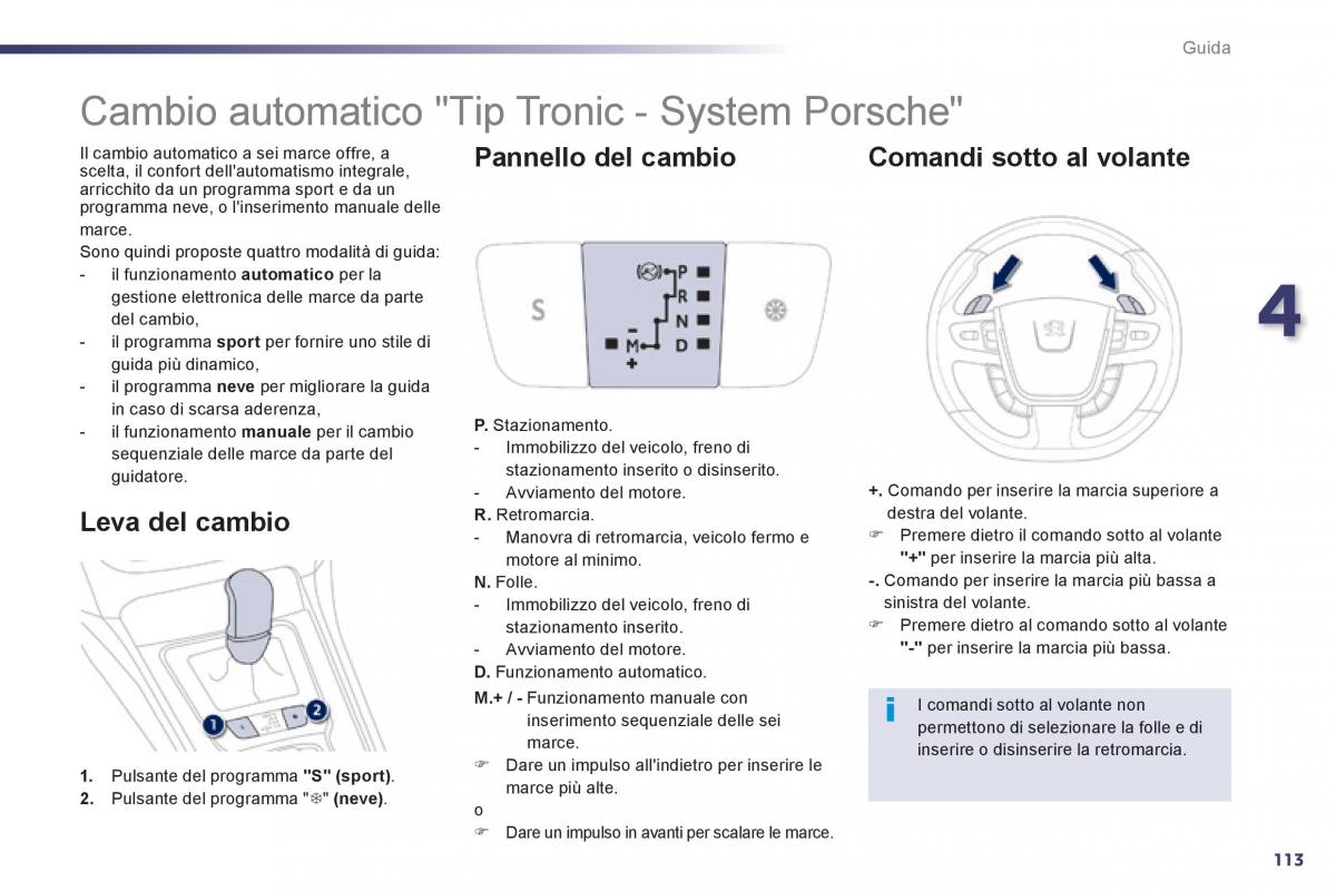 Peugeot 508 manuale del proprietario / page 115