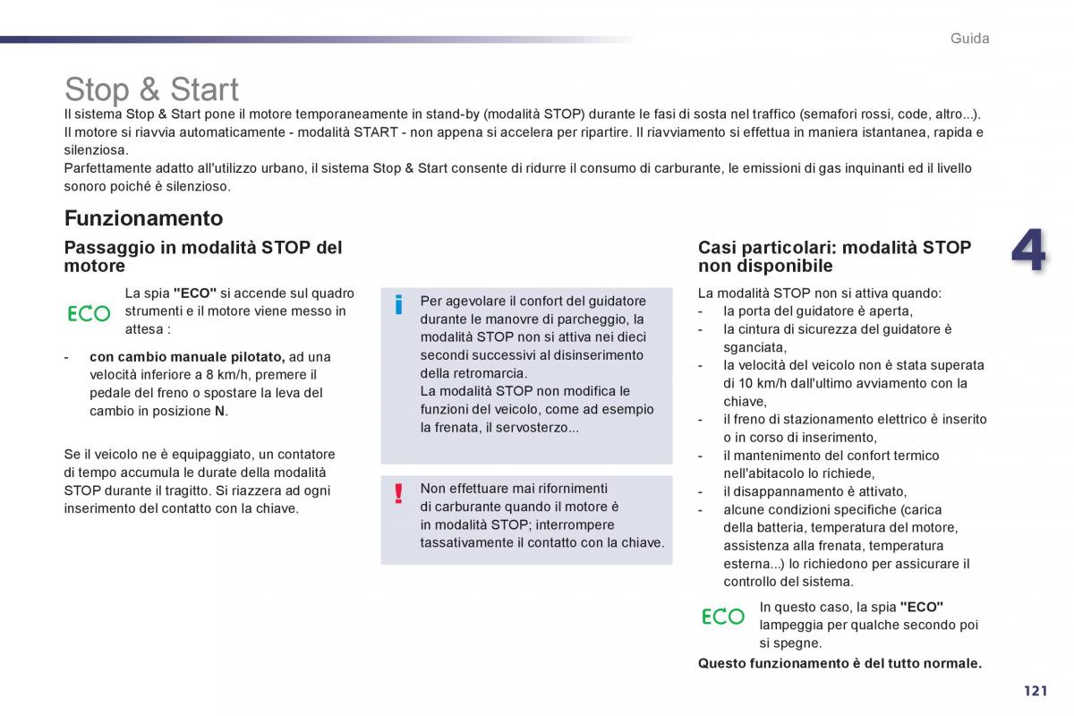 Peugeot 508 manuale del proprietario / page 123