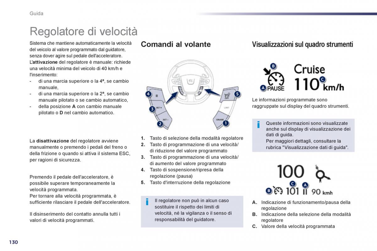 Peugeot 508 manuale del proprietario / page 132