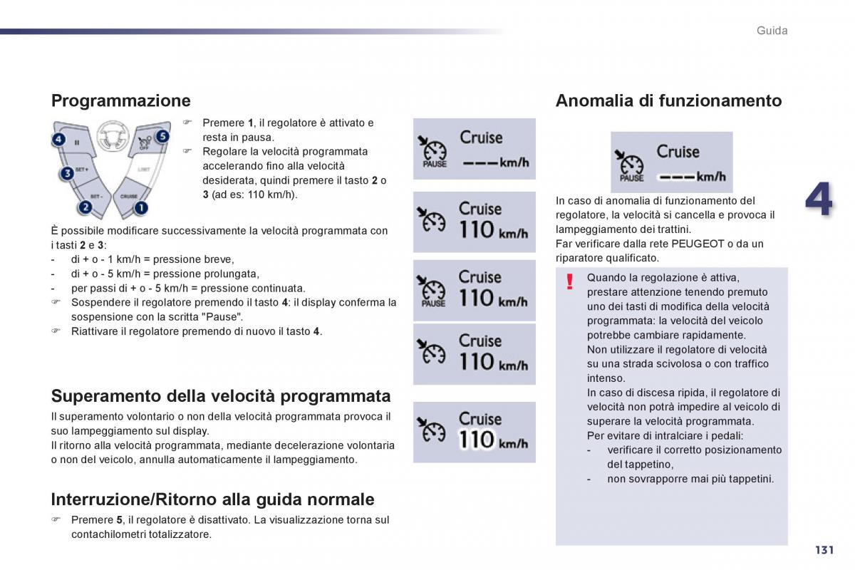 Peugeot 508 manuale del proprietario / page 133