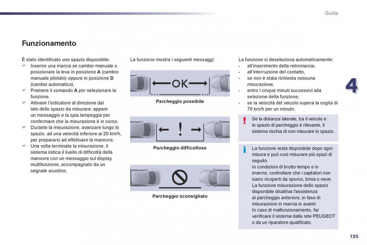 Peugeot 508 manuale del proprietario / page 137