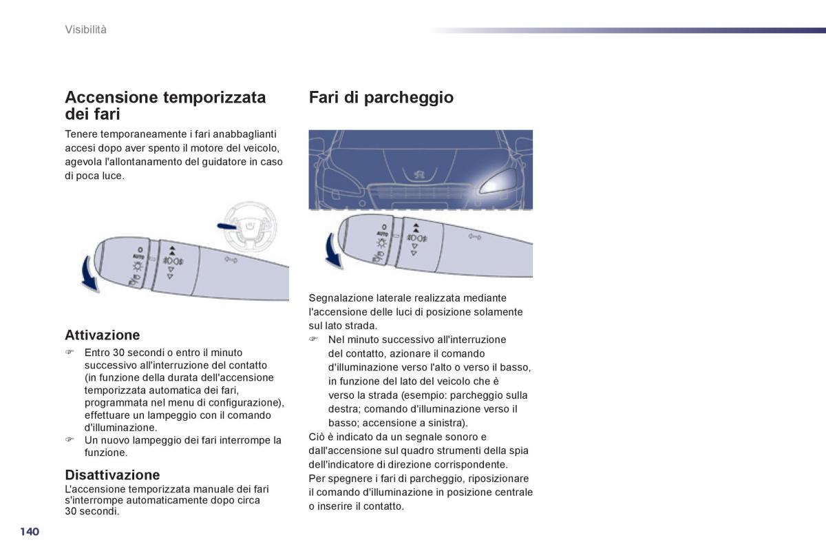 Peugeot 508 manuale del proprietario / page 142