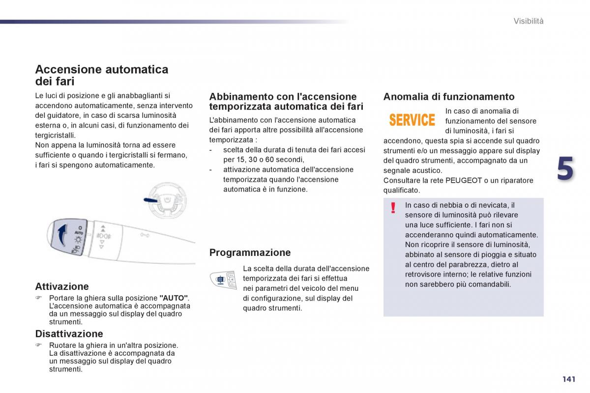 Peugeot 508 manuale del proprietario / page 143