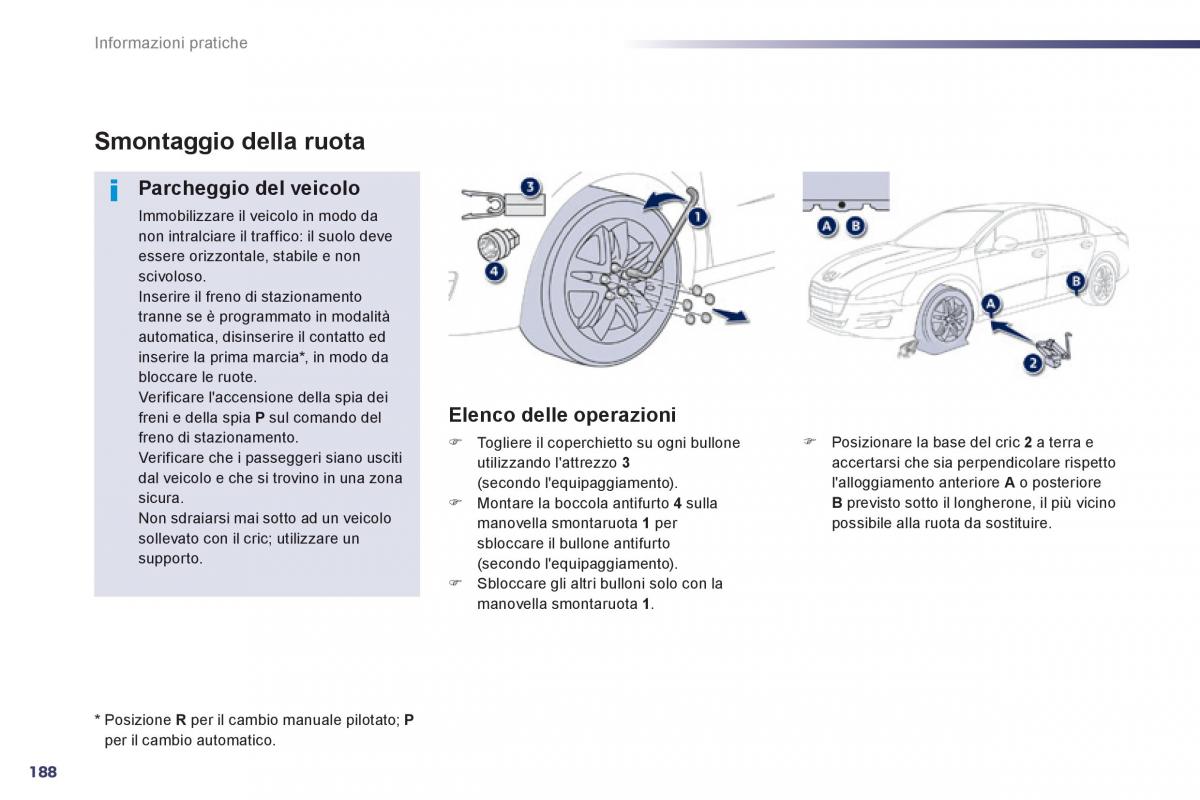 Peugeot 508 manuale del proprietario / page 190