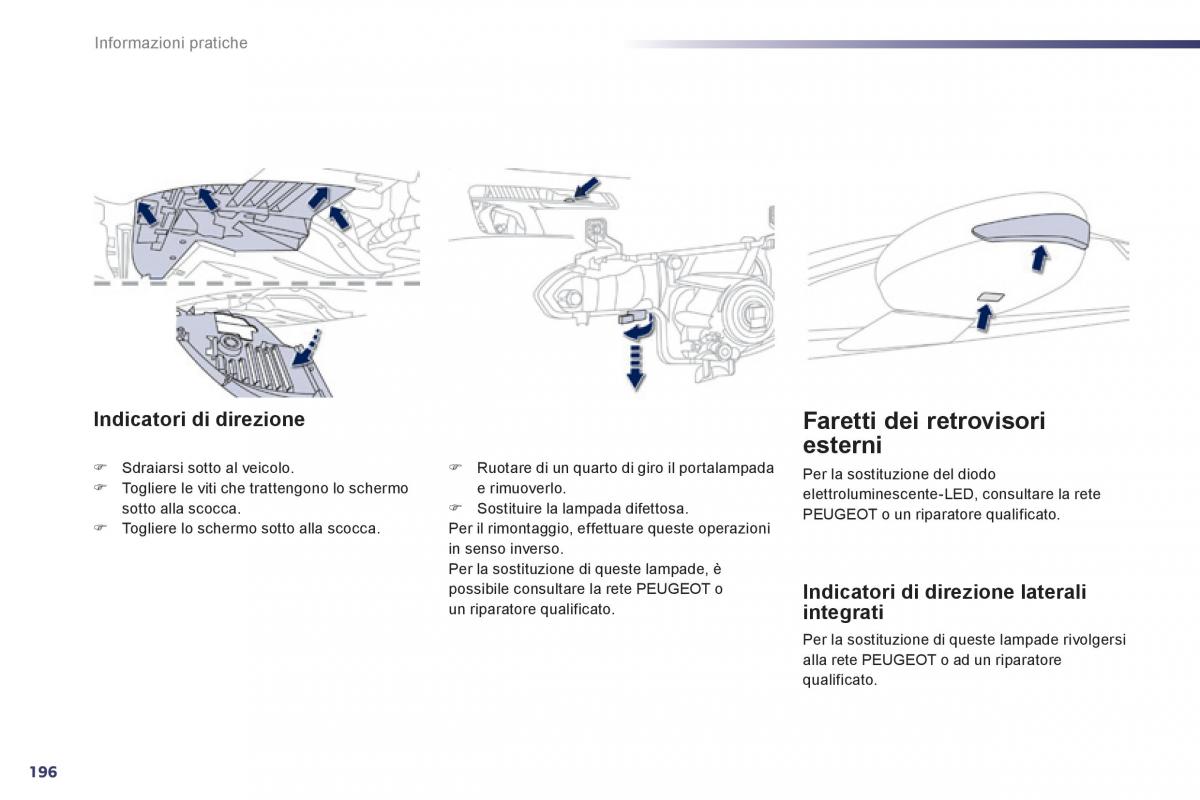 Peugeot 508 manuale del proprietario / page 198