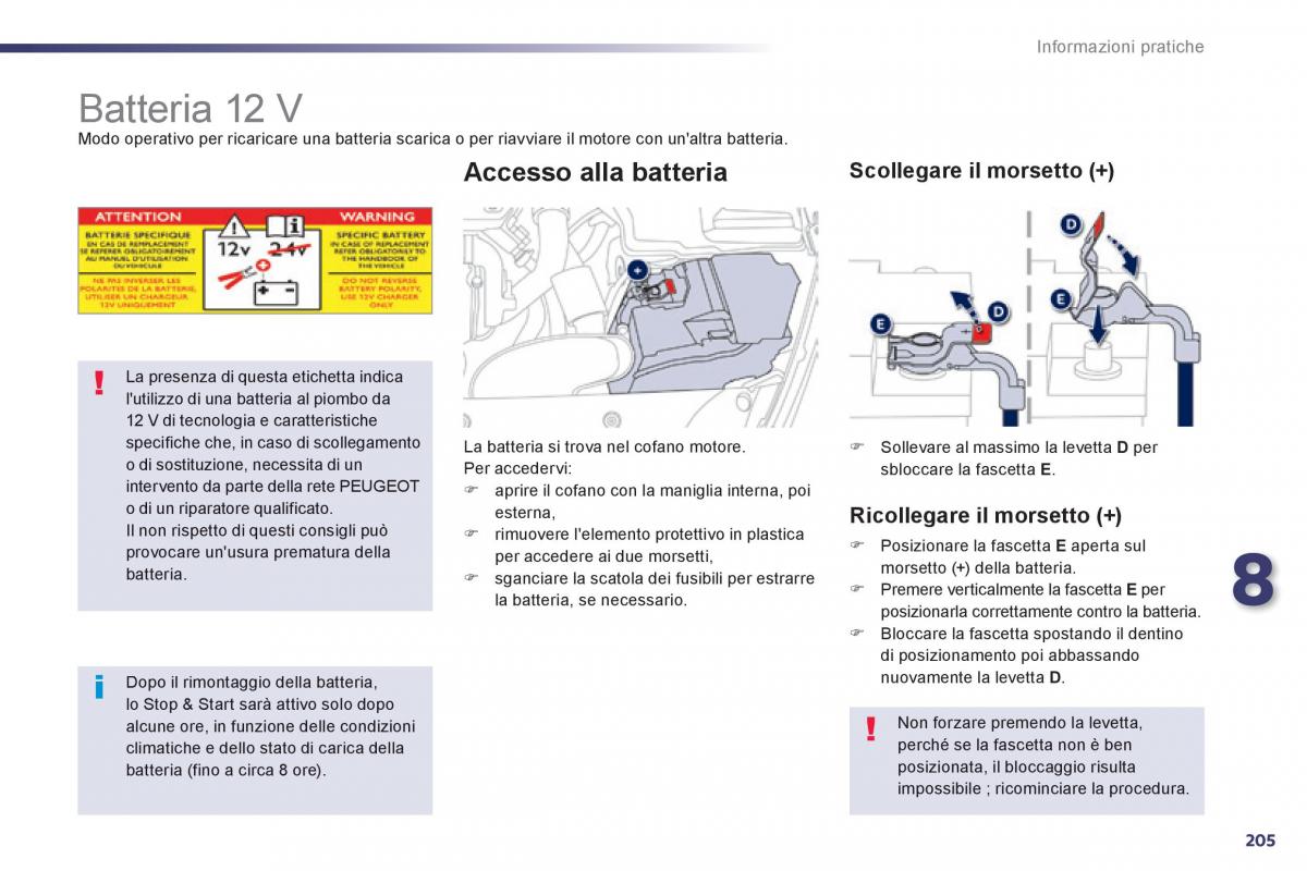 Peugeot 508 manuale del proprietario / page 207