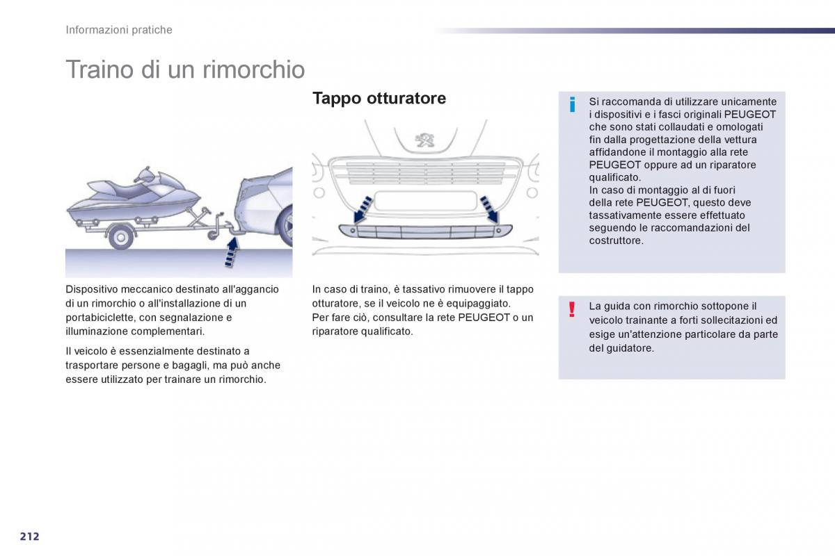 Peugeot 508 manuale del proprietario / page 214