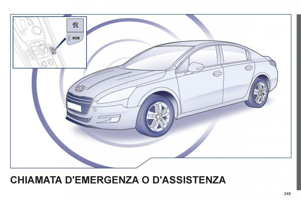 Peugeot 508 manuale del proprietario / page 251