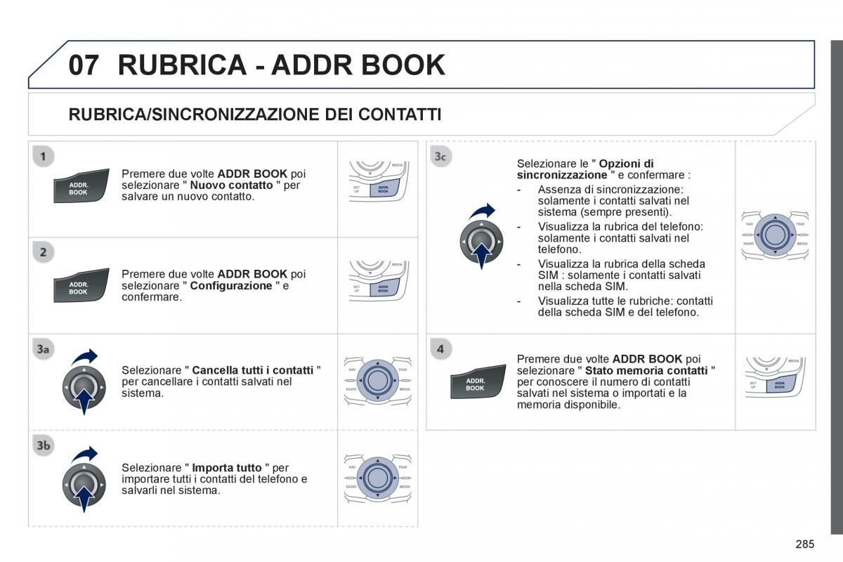 Peugeot 508 manuale del proprietario / page 287