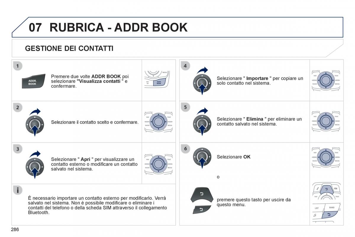 Peugeot 508 manuale del proprietario / page 288