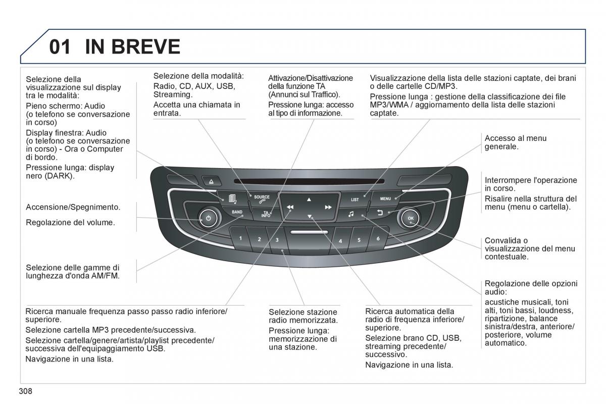 Peugeot 508 manuale del proprietario / page 310