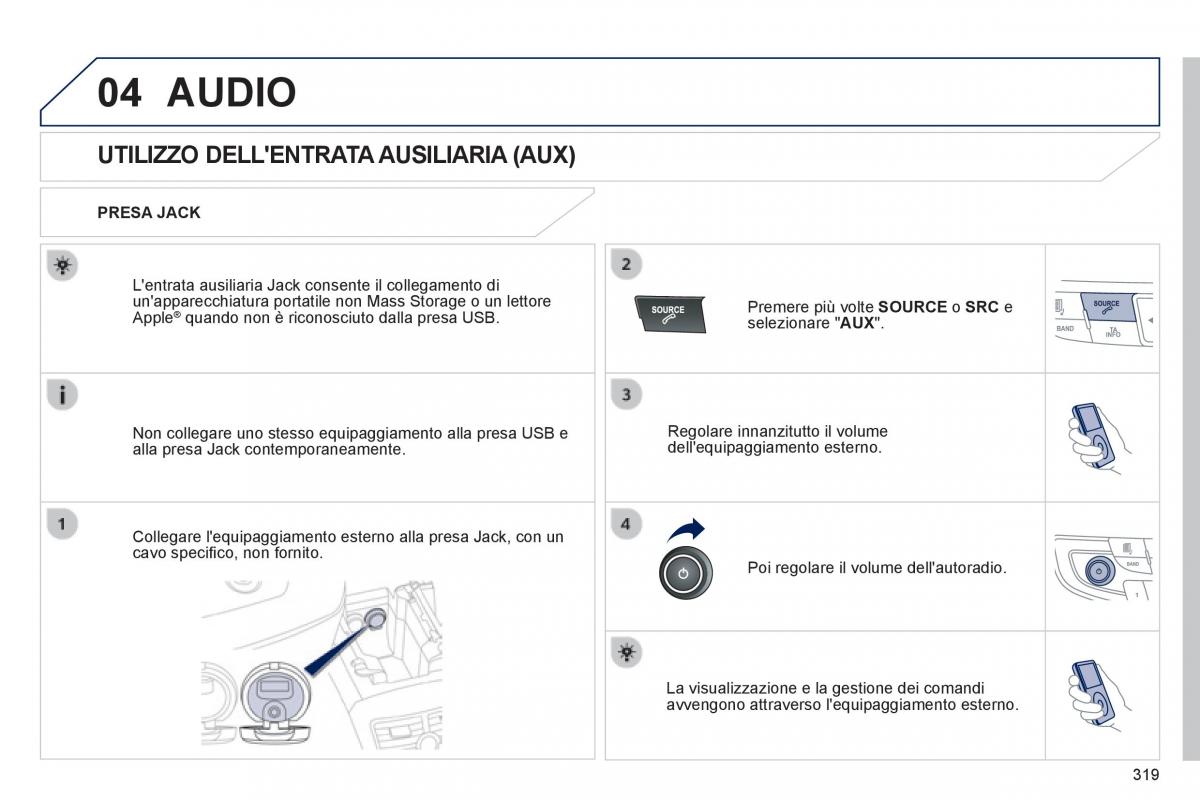 Peugeot 508 manuale del proprietario / page 321