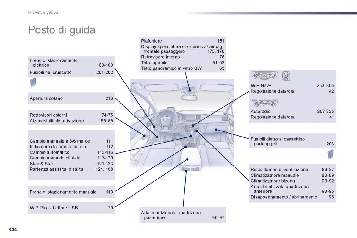 Peugeot 508 manuale del proprietario / page 346