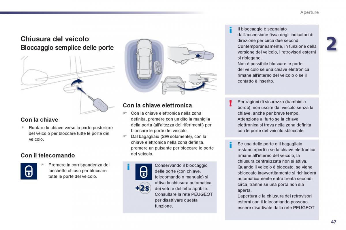 Peugeot 508 manuale del proprietario / page 49