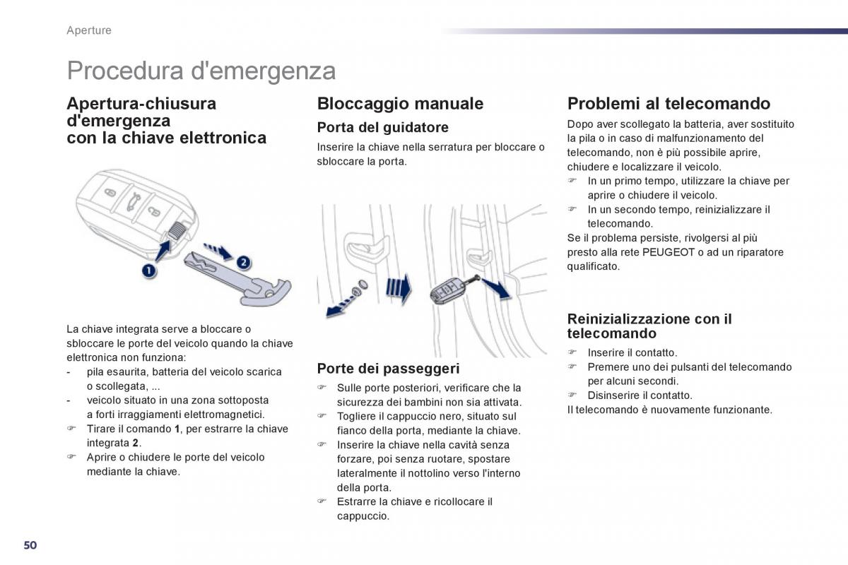 Peugeot 508 manuale del proprietario / page 52