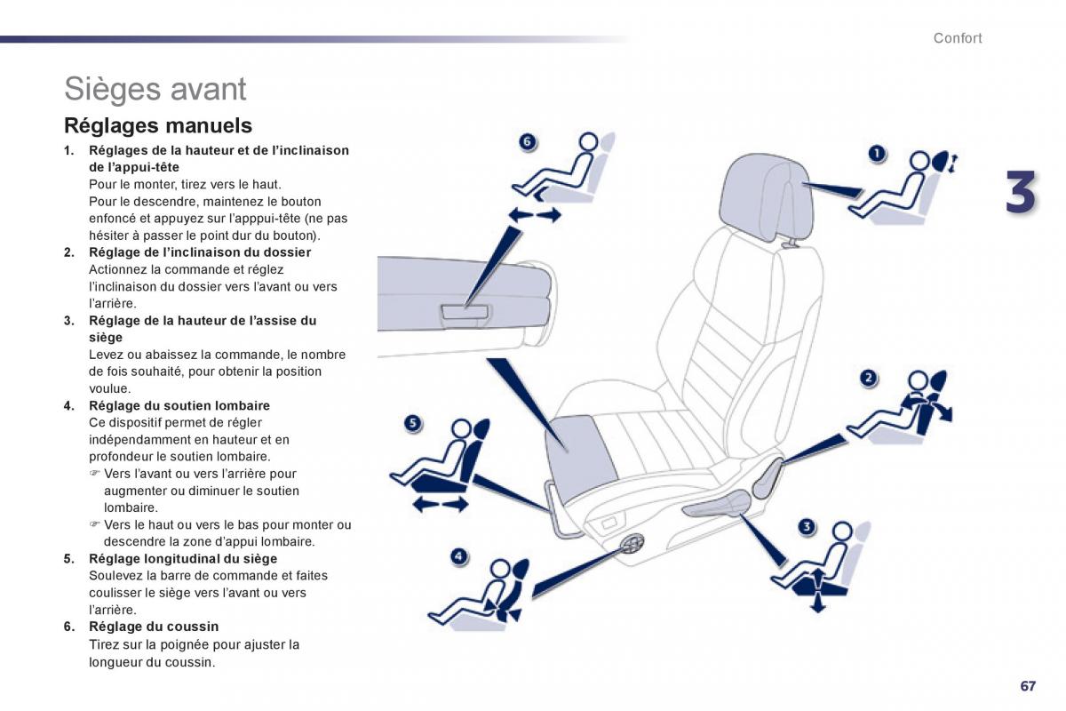 Peugeot 508 manuel du proprietaire / page 69