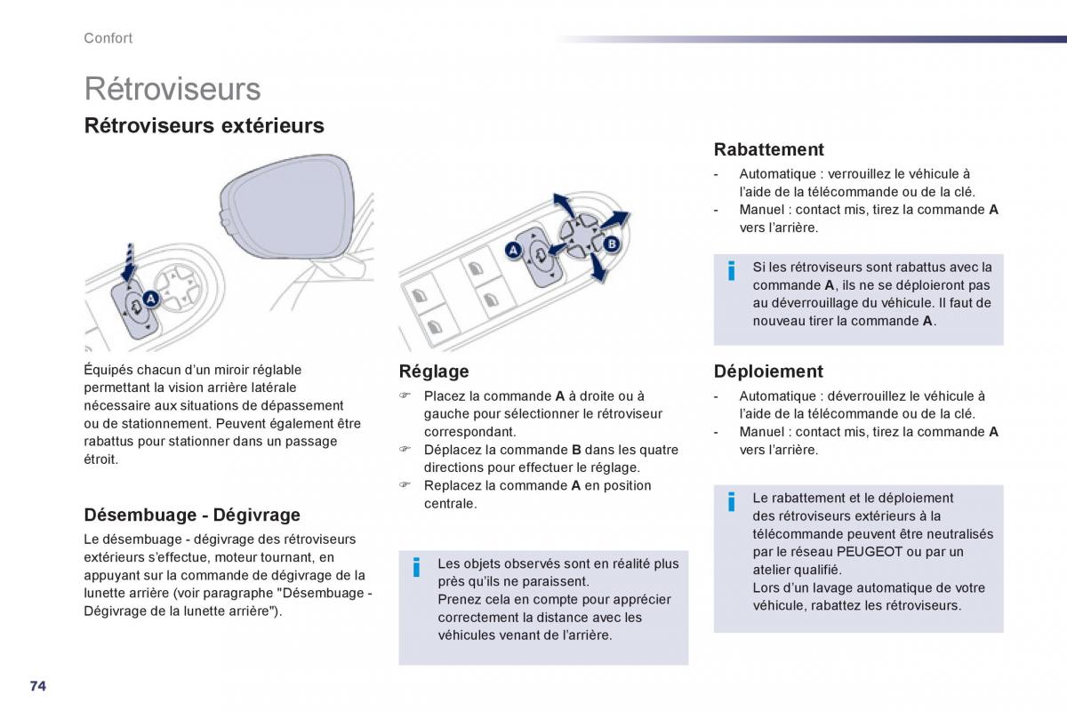 Peugeot 508 manuel du proprietaire / page 76