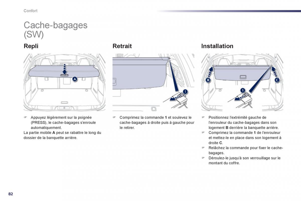 Peugeot 508 manuel du proprietaire / page 84