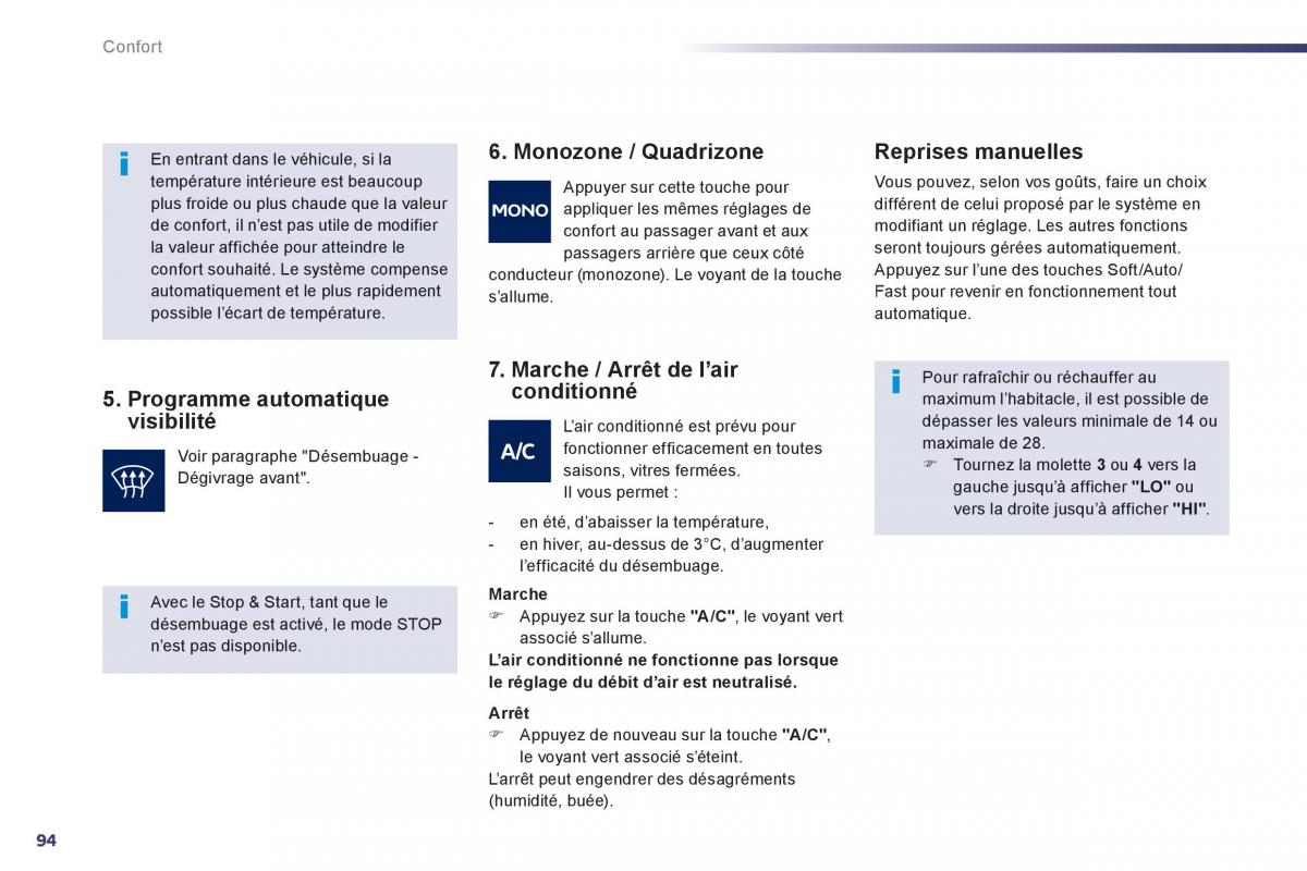 Peugeot 508 manuel du proprietaire / page 96