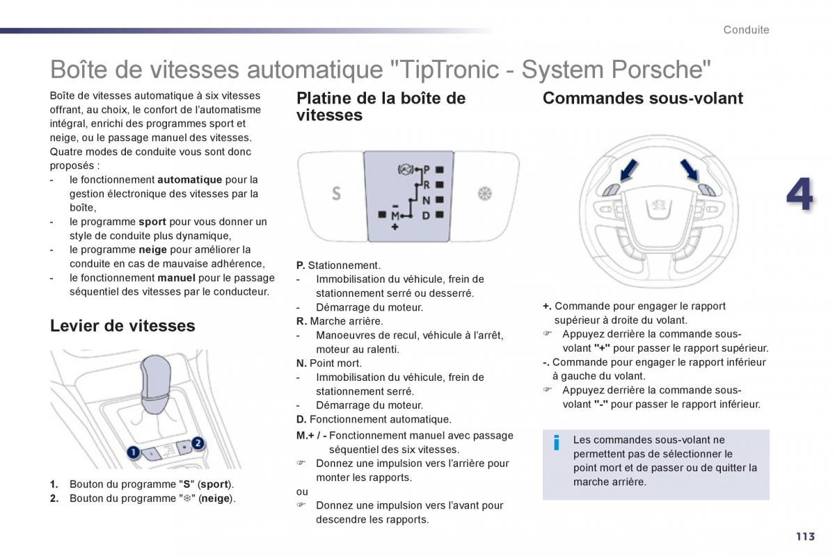 Peugeot 508 manuel du proprietaire / page 115