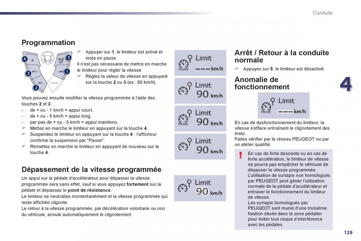 Peugeot 508 manuel du proprietaire / page 131