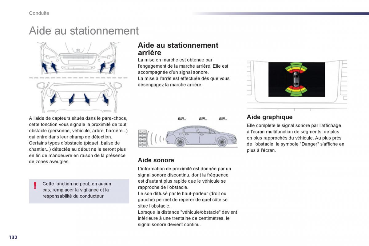 Peugeot 508 manuel du proprietaire / page 134