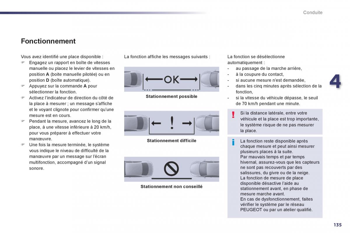 Peugeot 508 manuel du proprietaire / page 137