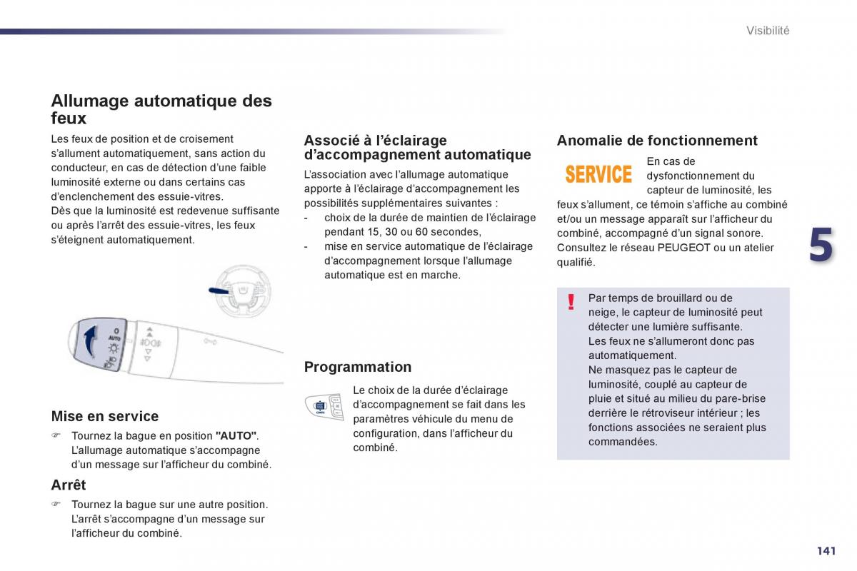 Peugeot 508 manuel du proprietaire / page 143